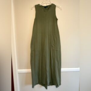 ME+EM Olive Green Maxi Dress size 4